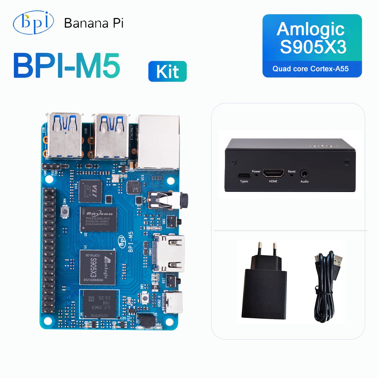 Banana Pi BPI-M5 Development B - огляд і ціна Banana Pi Bpi-M5